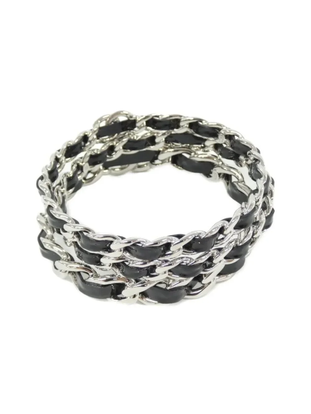 Chanel Bangle Bracelet Silver